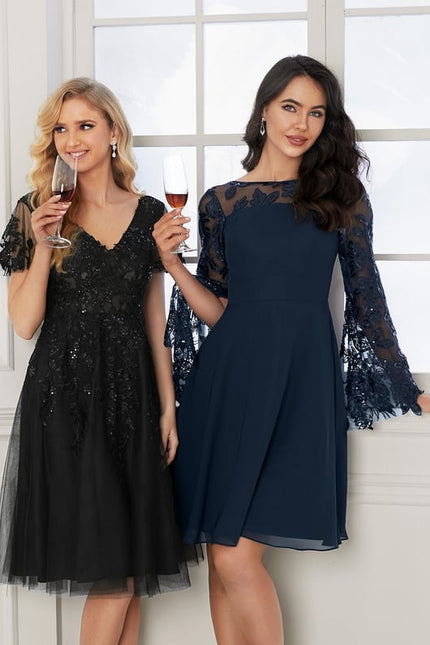 Robe Trapèze Élégance Mystérieuse - gallery 6