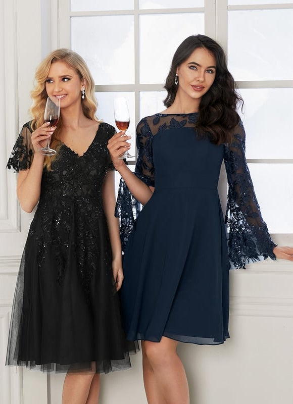 Robe Trapèze Élégance Mystérieuse - gallery 6