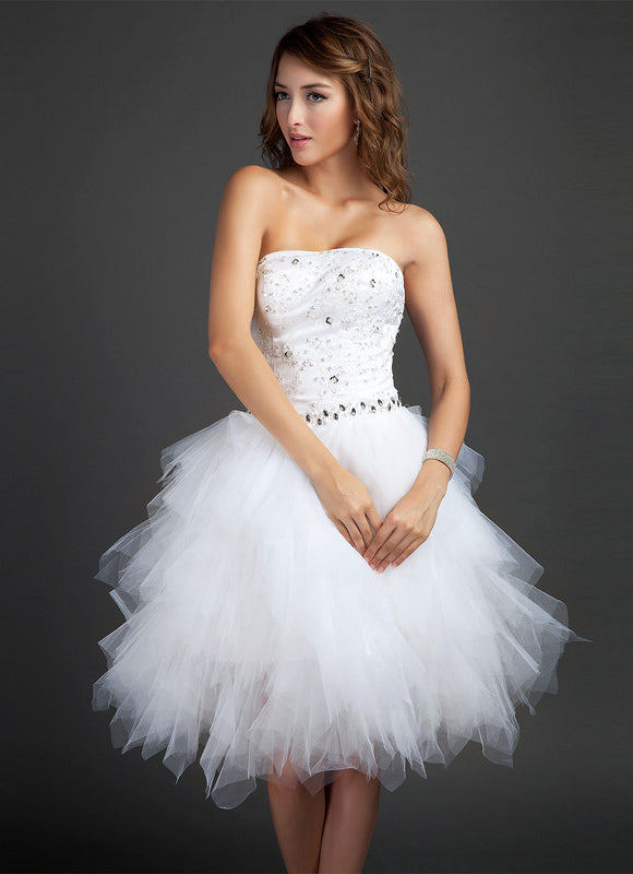 Robe Trapèze Lueur De Paillettes - gallery 2