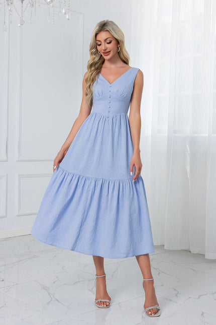 Robe Trapeze Volant - gallery 1