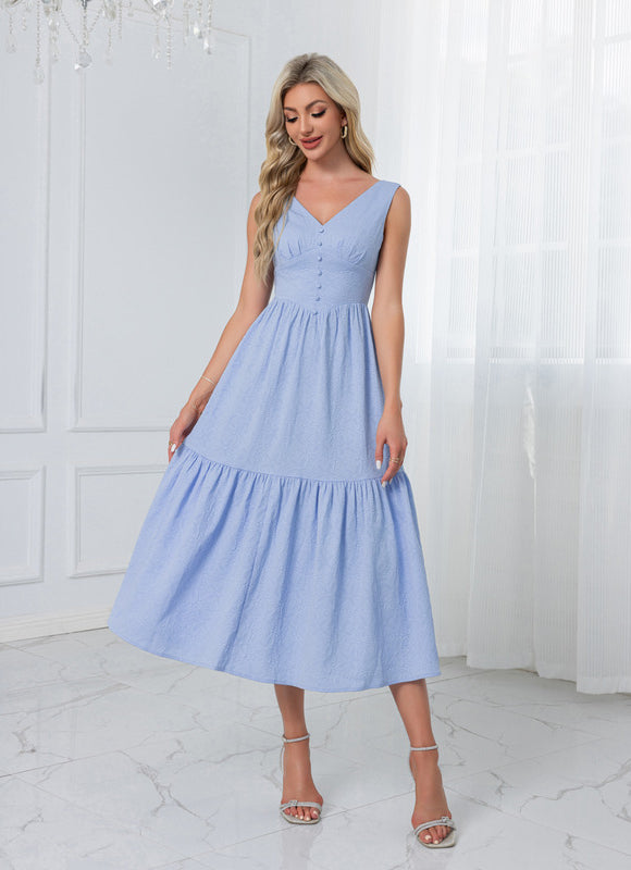 Robe Trapeze Volant - gallery 1