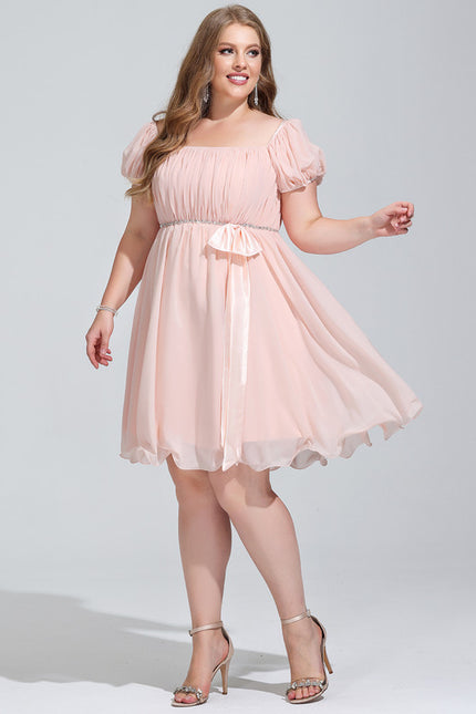 Robe Trapèze Douceur Pêche - gallery 7
