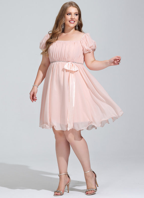 Robe Trapèze Douceur Pêche - gallery 7