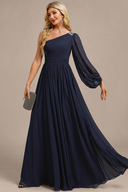 Robe Trapèze Élégance Azurine - gallery 4