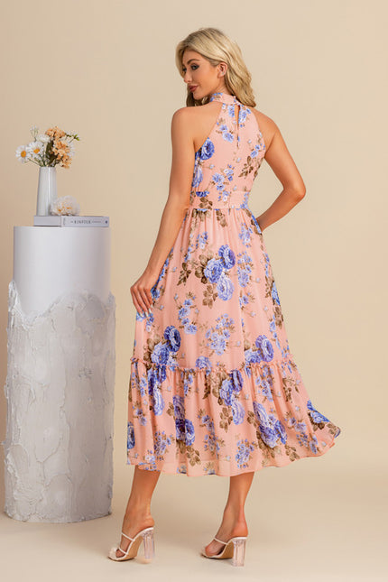 Robe Trapèze Fleurie Légère - gallery 7