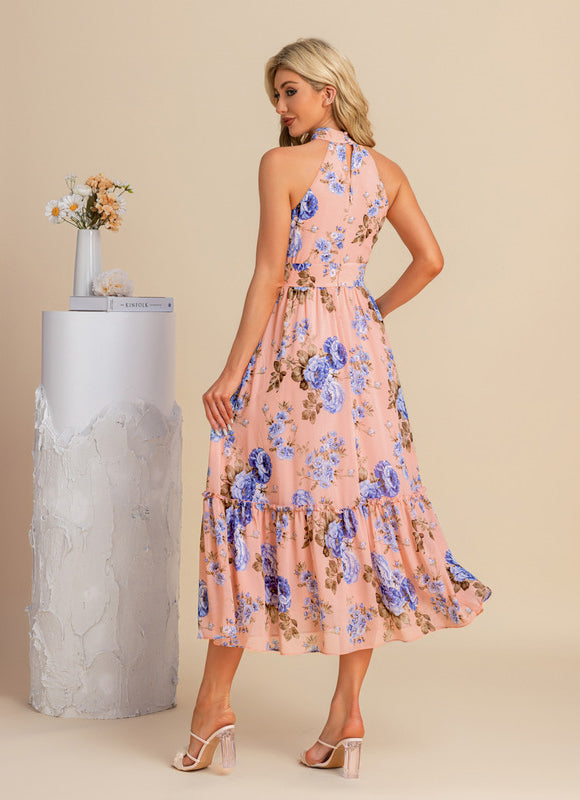 Robe Trapèze Fleurie Légère - gallery 7