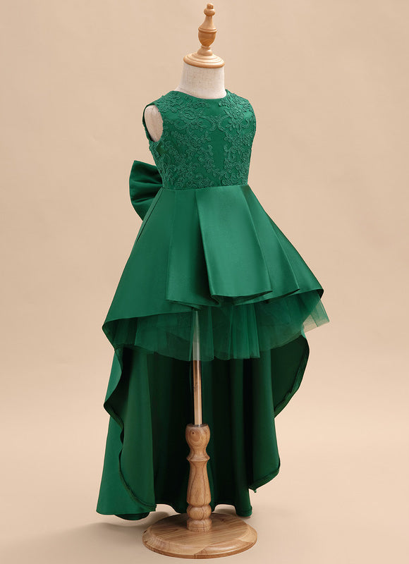 Robe Trapèze Émeraude Enfant - gallery 1