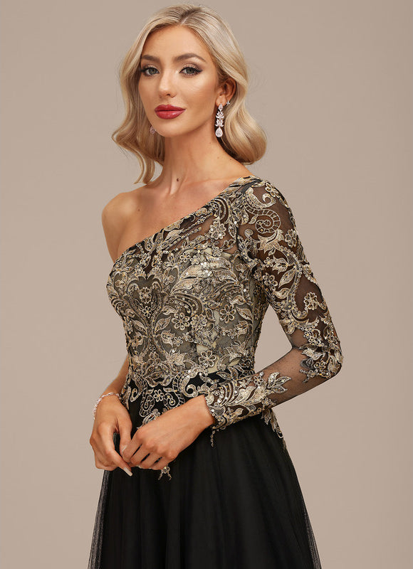 Robe Trapèze Chic Tulle Noir - gallery 8