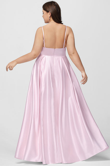 Robe Trapèze Éclat Satiné Doré - gallery 9