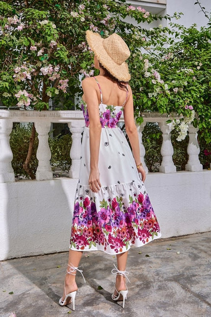 Robe Trapèze Fleurie Évasion - gallery 3