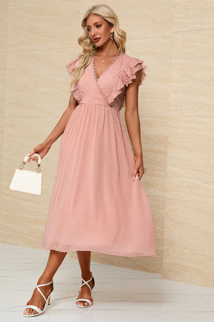 Robe Trapèze Nuageuse Élégante - gallery 2