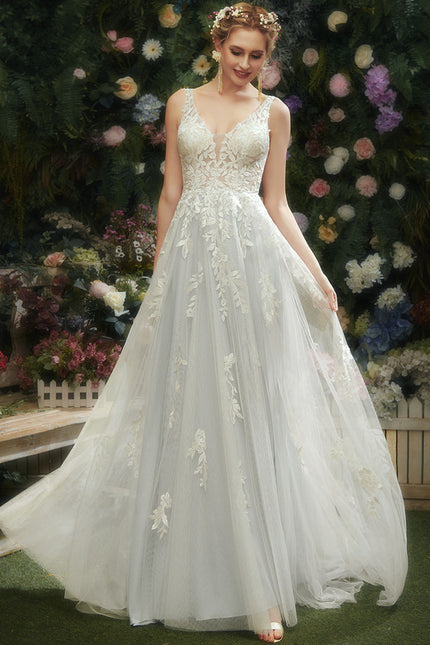 Robe Trapèze Voile Floral - gallery 1