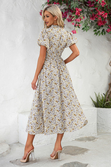 Robe Trapèze Midi Botanique - gallery 2