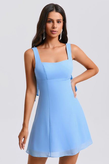 Robe Trapèze Céleste Azur