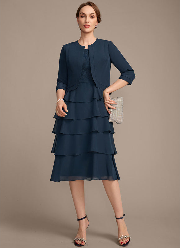 Robe Trapèze Élégance Plissée - gallery 2