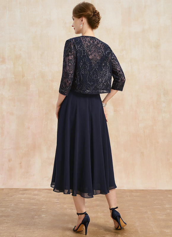 Robe Trapèze Symphonie Marine - gallery 4