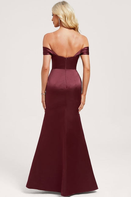 Robe Trapèze Bordeaux Chic - gallery 4