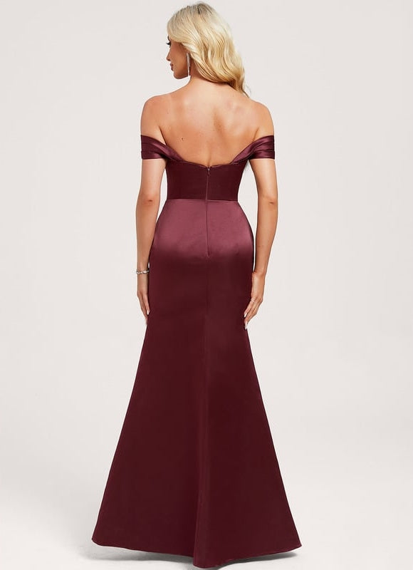 Robe Trapèze Bordeaux Chic - gallery 4