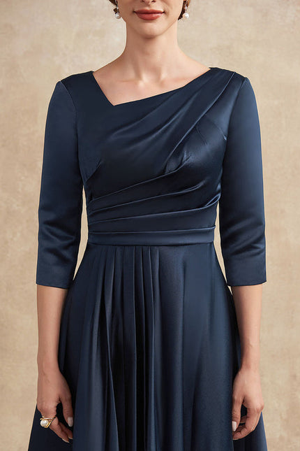 Robe Trapèze Nuit Saphir Élégante - gallery 6