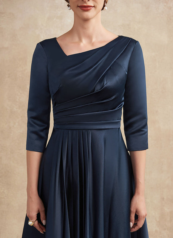 Robe Trapèze Nuit Saphir Élégante - gallery 6