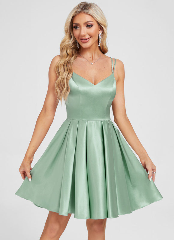 Robe Trapèze Émeraude Joyeuse