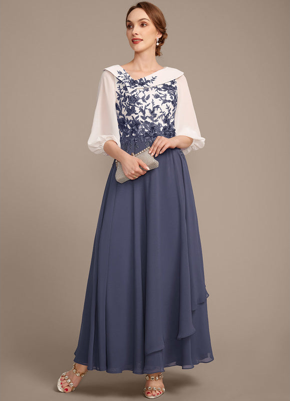 Robe Trapèze Élégance Marine Mystique - gallery 2
