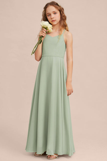 Robe Trapèze Vert Doux Éclat