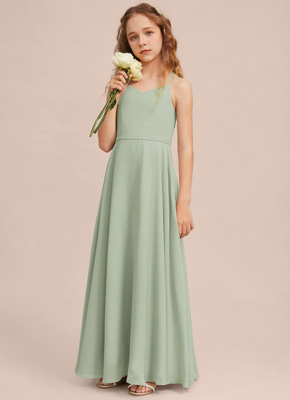 Robe Trapèze Vert Doux Éclat