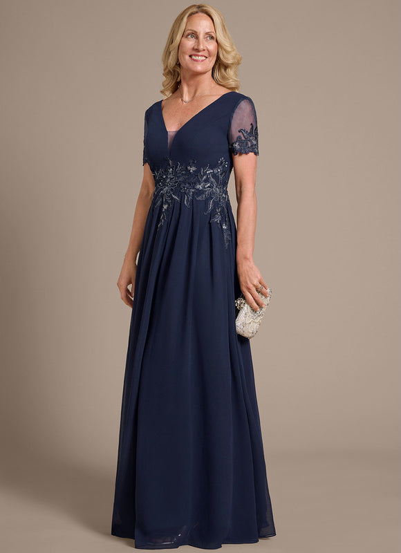 Robe Trapèze Nuit Élégante - gallery 4