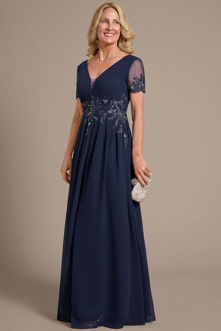 Robe Trapèze Nuit Élégante - gallery 4