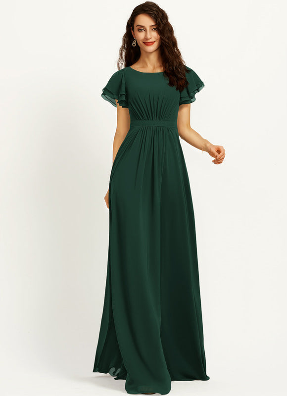 Robe Trapèze Élégance Aquatique - gallery 5