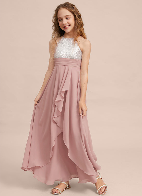 Robe Trapèze Poudrée Élégante - gallery 2