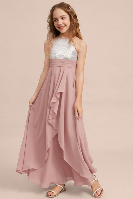 Robe Trapèze Poudrée Élégante - gallery 2
