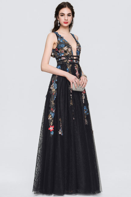 Robe Trapèze Étoile Ébène - gallery 4