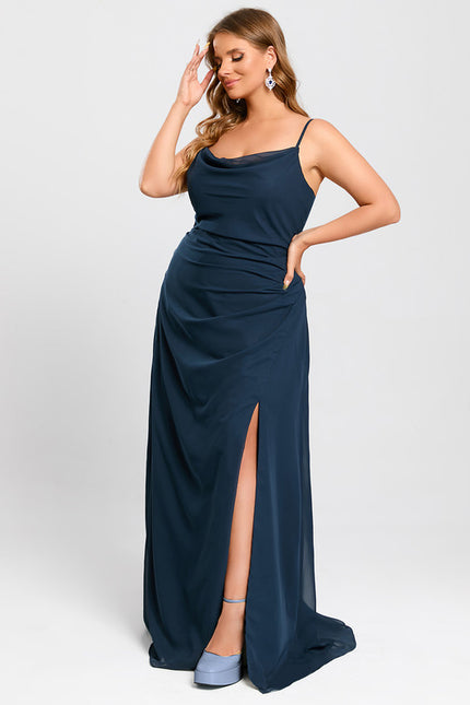 Robe Trapèze Flottante Olive - gallery 8
