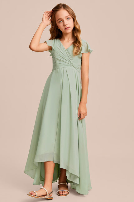 Robe Trapèze Brise De Menthe - gallery 3