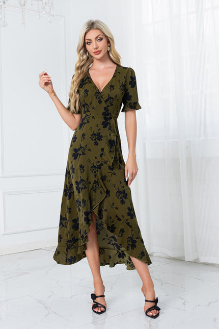 Robe Trapèze Végétale Chic - gallery 5