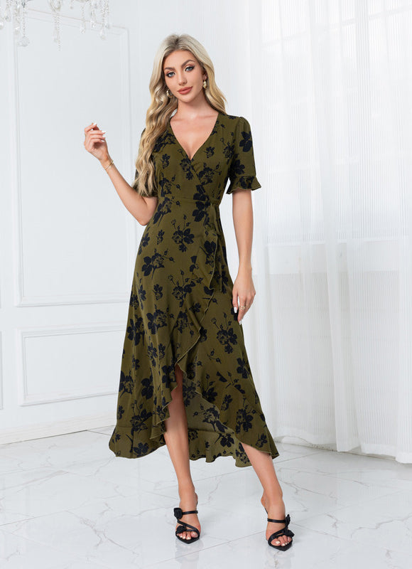 Robe Trapèze Végétale Chic - gallery 5