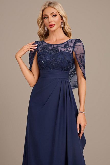 Robe Trapèze Élégance Marine Couture - gallery 1
