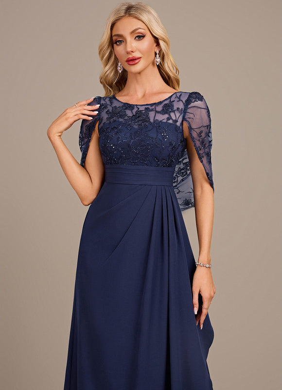 Robe Trapèze Élégance Marine Couture - gallery 1