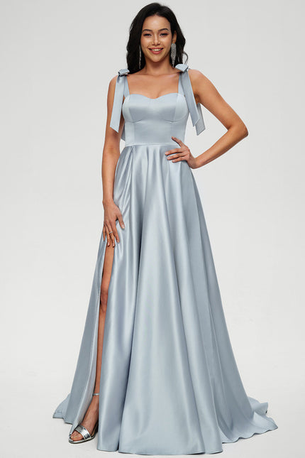 Robe Trapèze Ciel Satiné Chic