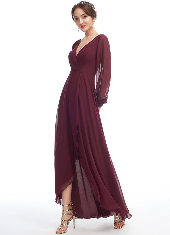Robe Trapèze Fluide Asymétrique - gallery 2