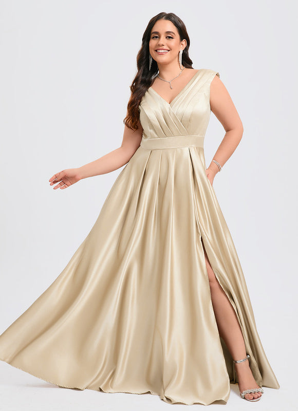 Robe Satin Trapeze - gallery 6