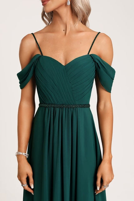 Robe Trapèze Évasion Émeraude - gallery 4