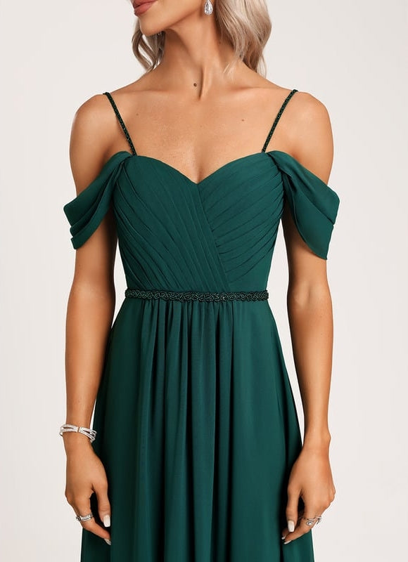 Robe Trapèze Évasion Émeraude - gallery 4
