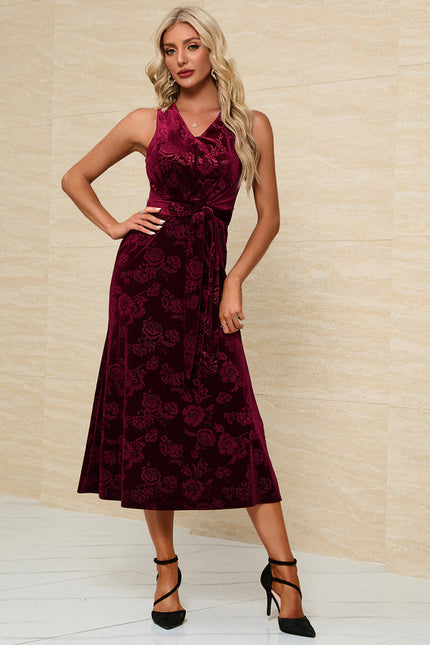 Robe Trapeze Velours