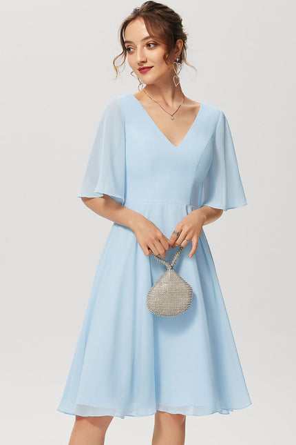 Robe Trapèze Drapé Élégant Chic - gallery 2