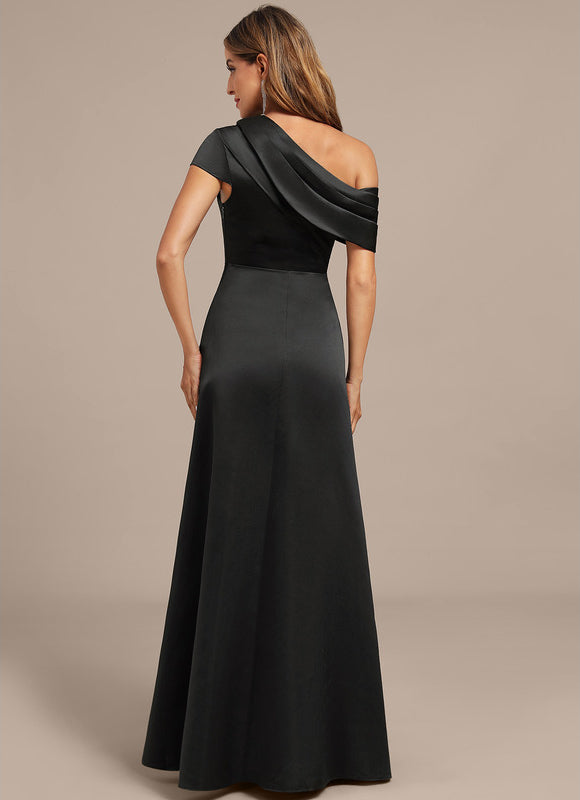 Robe Trapèze Satinée Élégante - gallery 5