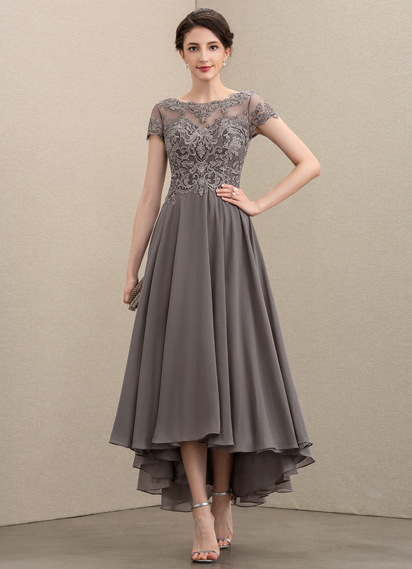 Robe Trapèze Voile Dargent Éthéré - gallery 1