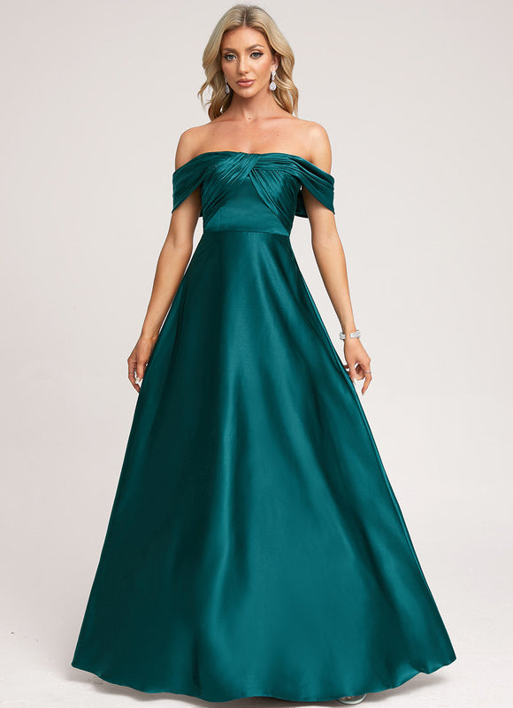 Robe Trapèze Éclat Saphir Mystique - gallery 3